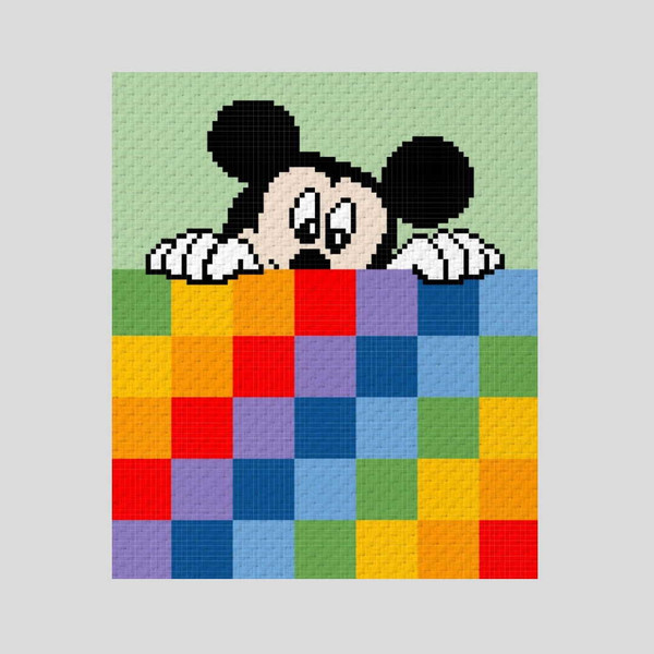 crochet-C2C-mickey-mouse-checkered-blanket-4.jpg