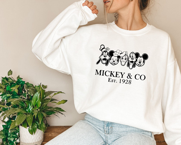 Mickey & Co sweatshirt, Disney Sweatshirt, Disney Shirts , Unisex Sweatshirt, crewneck sweatshirt, Disney sweatshirts, Oversized sweatshirts - 2.jpg