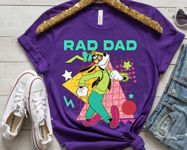 Retro 90s Goofy Rad Dad Shirt  Disney Dad T-shirt  Father's Day Gift  Funny Daddy Shirt  Birthday Gift For Dad  Disneyland Trip Outfits - 4.jpg