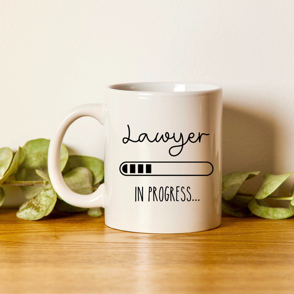 Lawyer In Progress Mug, Lawyer Gift, Lawyer Coffee Mug, Future Lawyer Attorney, Lawyer in the Making, Lawyer Graduation Gift Law School Gift - 1.jpg