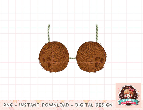 Summer Coconut Bra Halloween Costume Outfit T-Shirt copy - Inspire