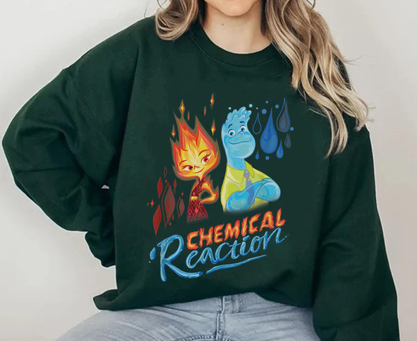 Elemental Ember and Wade Chemical Reaction Shirt  Pixar Disney Movie T-shirt  Magic Kingdom Park  Disneyland Trip  Funny Birthday Gift - 3.jpg