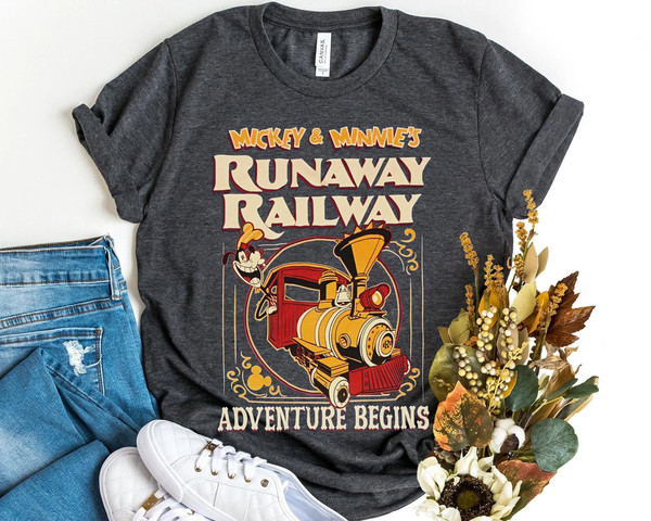 Retro Mickey And Minnie's Runaway Railway Shirt  Goofy T-shirt  Walt Disney World  Disneyland Family Vacation Trip  Magic Kingdom - 4.jpg