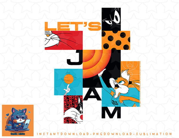 Space Jam A New Legacy Tune Squad Lets Jam Blocks png, sublimation, digital download.jpg