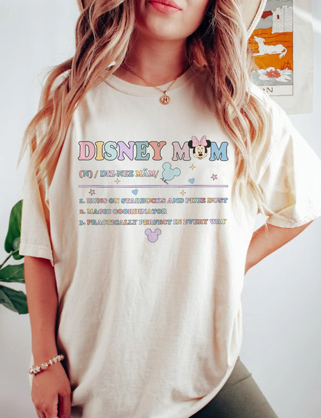 Disney Mom Comfort Colors Shirt, Disney Minnie shirt, Family Vacation Shirt, Best Day Ever Shirt, Family Trip 2023 Shirt, Vacay Mode Shirt - 1.jpg