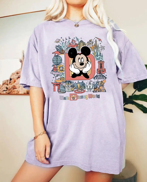 Vintage Mickey Disneyworld Comfort Colors® Shirt, Mickey Mouse Shirt, Disney Family Trip Shirt, Disney Aesthetic Shirt, Disneyland Shirt - 3.jpg