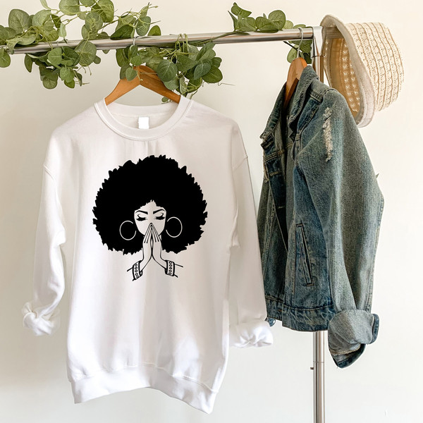 Afro Women Shirt, Afro Girl, Black Girl Shirt, Black Girl Gifts, Black Girl Magic, Gift for Woman, Black Woman Shirt, Gift for Her - 3.jpg