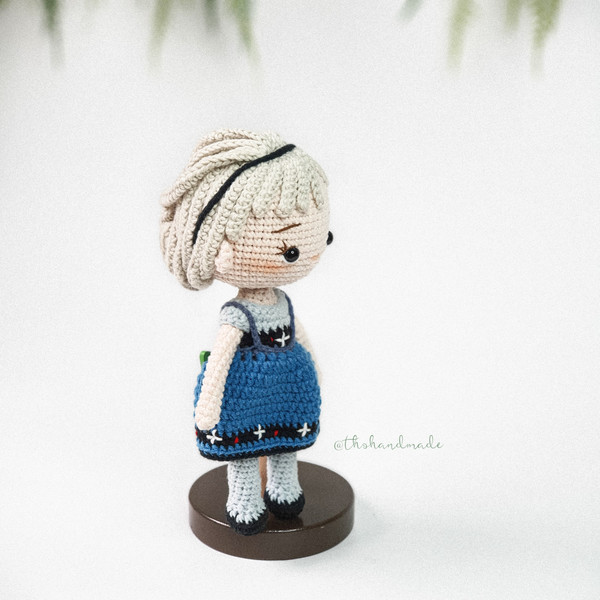 Elsa princess crochet amigurumi doll, cuddle doll, amigurumi fairy doll, stuffed doll, crochet doll for sale, plush doll, baby shower gift (4).jpg