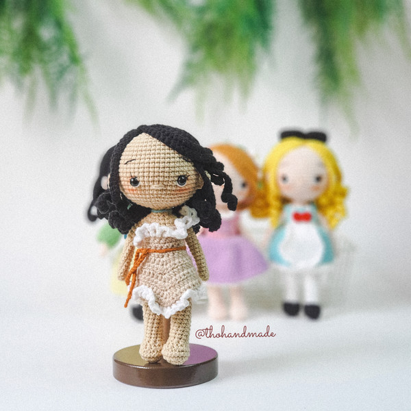Alice crochet amigurumi doll, amigurumi princess doll, Alice in wonderland amigurumi princess, stuffed doll, baby shower gift, birthday gift (8).jpg