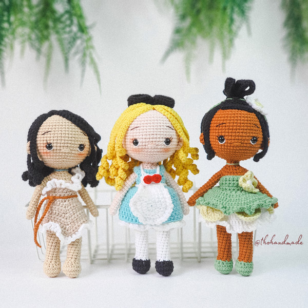 Monoa crochet amigurumi doll, amigurumi princess doll, crochet monoa stuffed, amigurumi monoa princess island, baby shower, birthday gift.jpg