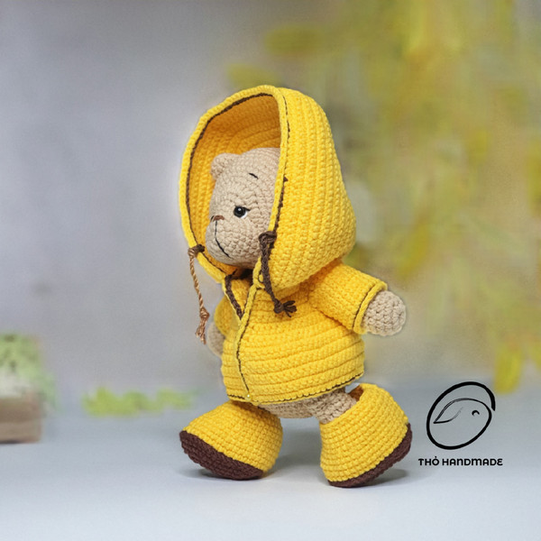 Hoodie Bear amigurumi doll, crochet teddy bear with hoodie, crochet doll for sale, amigurumi animals, Amigurumi doll, stuffed doll (6).jpg