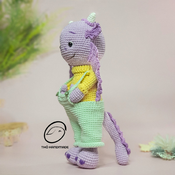 animated purple dragon, amigurumi baby dragon crochet doll, crochet doll for sale, amigurumi animals, crochet doll stuffed, baby shower gift (5).jpg