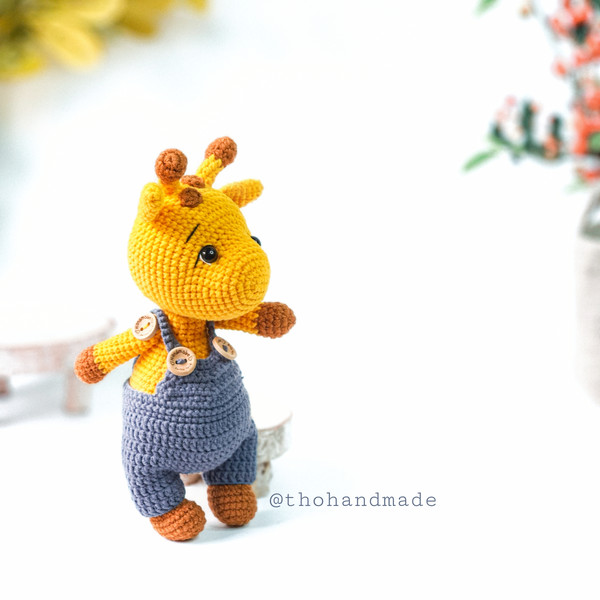 Crochet amigurumi giraffe, amigurumi animal, crochet giraffe cuddle doll, crochet doll for sale, amigurumi giraffe doll stuffed toy (2).jpg