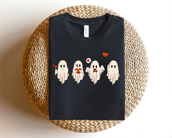 Valentines Ghost Shirt,Cute Ghost Sweater,Spooky Valentine Crewneck,Boo Boo Valentine,Valentines Day Gift,Husband Valentines,XOXO Sweatshirt - 1.jpg