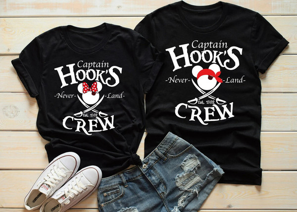 Captain Hooks Shirt, Disney Cruise Shirt, Pirate Crew Shirt, Family Trip Shirt, Cruise Vacation Shirt, Magical Kingdom Shirt, Disneyland Tee - 1.jpg