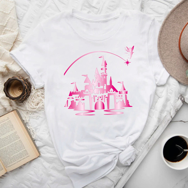 Disney Castle Tinkerbell Shirt, Magic Castle Shirt, Disney Trip Shirt, Disney Shirt, Disney Vacation, Disney Castle Shirt, Disneyland Shirt - 1.jpg