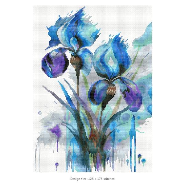 Cross stitch pattern PDF watercolor flowers (2).png