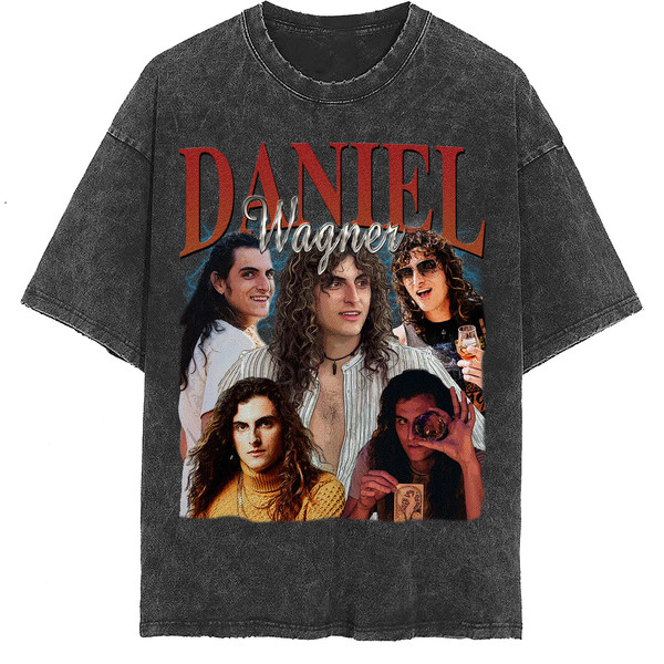 Daniel Wagner Vintage Washed Shirt,Rock Band Homage Graphic Unisex T-Shirt, Bootleg Retro 90's Fans Tee Gift - 2.jpg