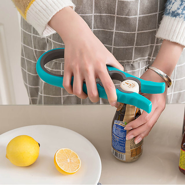 MultiPurpose Jar Opener Lid Bottle Cap Can Twister Remover Gripper Kitchen  Tool