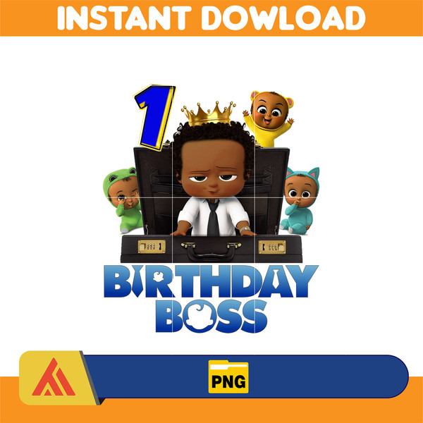 Boss Baby Birthday ready to print files PNG, grandma, grandpa, sister, boss baby of the birthday boss baby Png family Digital Instant Download (1).jpg