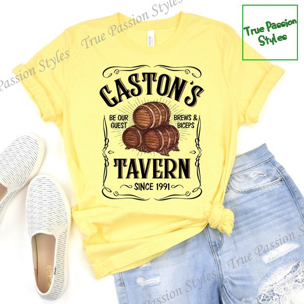 Beauty And The Beast Shirt, Disney Gaston's Tavern Le Pub Tee, Father's Day Gift, Family Vacation Fantasyland Magic Kingdom E2090 - 4.jpg
