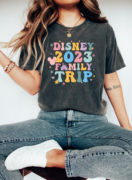 Disney 2023 Family Trip T-Shirt, Disney Family Shirt, Disney Squad Shirt, Disney 2023 Trip Shirt, Disney Trip Shirt, Disney Group Shirt - 1.jpg
