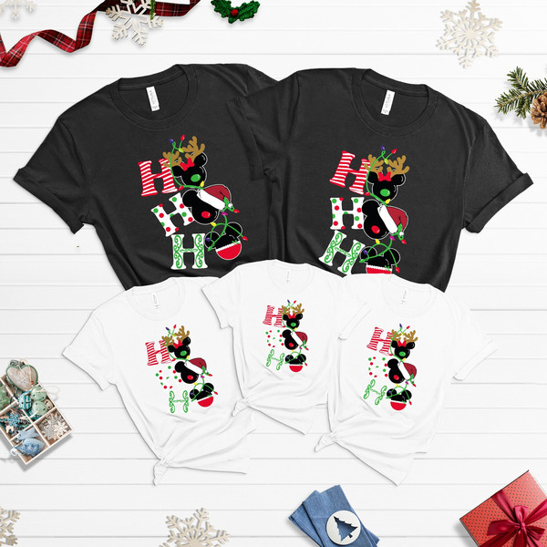 Ho Ho Ho Disney Christmas Shirt, Christmas Matching Shirts, Ho Ho Ho Tee Shirt, Disney Shirts, Ho Ho Ho Disney - 1.jpg