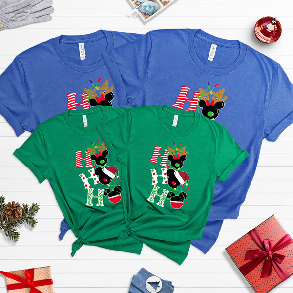 Ho Ho Ho Disney Christmas Shirt, Christmas Matching Shirts, Ho Ho Ho Tee Shirt, Disney Shirts, Ho Ho Ho Disney - 2.jpg