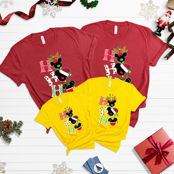 Ho Ho Ho Disney Christmas Shirt, Christmas Matching Shirts, Ho Ho Ho Tee Shirt, Disney Shirts, Ho Ho Ho Disney - 3.jpg