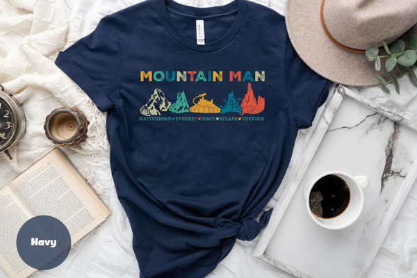 Mountain Man Disney T-Shirt, Disney Trip Shirt, Disney Vacation Shirt, Attractions Ride Tee, Disney Dad Tee, Gift for Dad, Mickey Disney Tee - 1.jpg