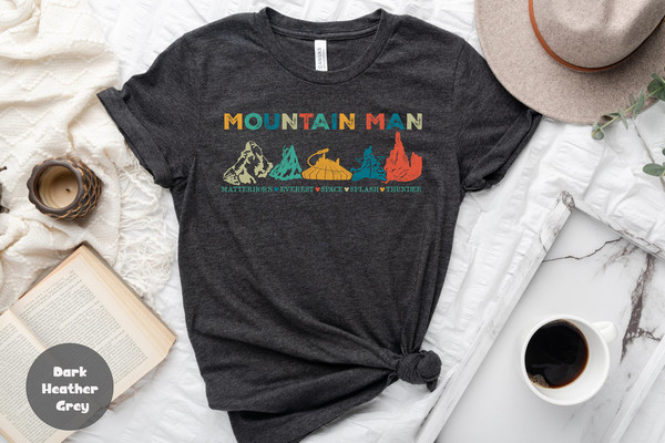 Mountain Man Disney T-Shirt, Disney Trip Shirt, Disney Vacation Shirt, Attractions Ride Tee, Disney Dad Tee, Gift for Dad, Mickey Disney Tee - 2.jpg