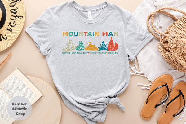 Mountain Man Disney T-Shirt, Disney Trip Shirt, Disney Vacation Shirt, Attractions Ride Tee, Disney Dad Tee, Gift for Dad, Mickey Disney Tee - 4.jpg
