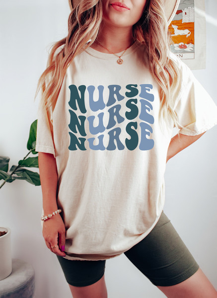Groovy Nurse Shirt, Registered Nurse, Nurse Appreciation, RN LPN, Nursing School, Future Nurse shirt, Nurse Gift, RETRO shirt, Student Grad - 1.jpg