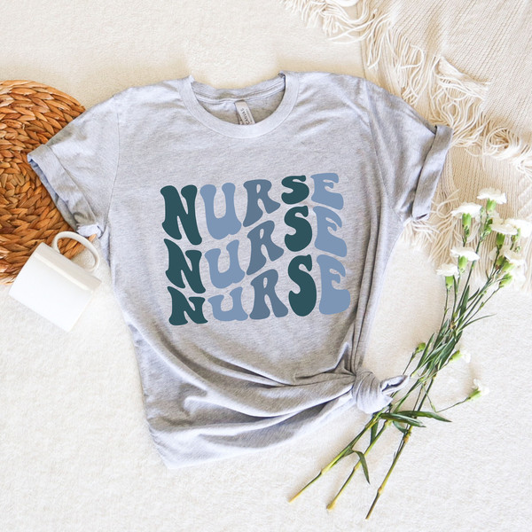 Groovy Nurse Shirt, Registered Nurse, Nurse Appreciation, RN LPN, Nursing School, Future Nurse shirt, Nurse Gift, RETRO shirt, Student Grad - 3.jpg