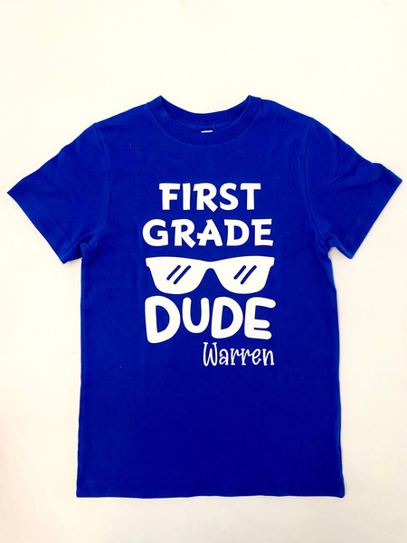Kindergarten Dude, Boys Kindergarten Shirt, Boys Back to School Shirt, First Day of Kindergarten Shirt, Personalized - 7.jpg