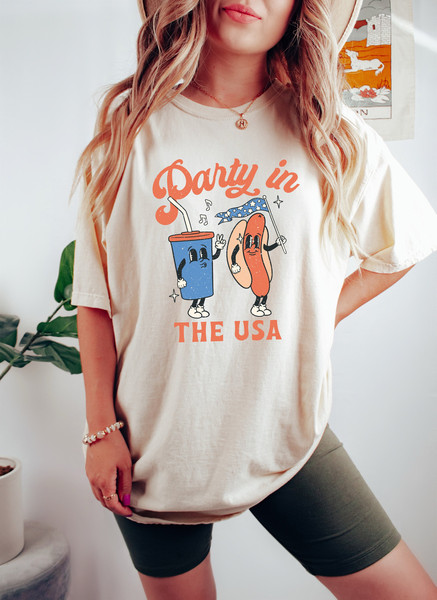 Party In The USA Shirt,4th of July Shirt,Family Matching Shirt,Funny 4th Of July Shirt,Independence Day Shirt,4th July Gift,USA Summer Shirt - 1.jpg