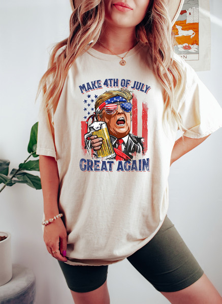 Make 4th of July Great Again, Funny 4th of July Shirt, Ultra Trump Shirt, 4th of July Trump, Funny Republican Shirt, Trump 2024, 4th of July - 1.jpg