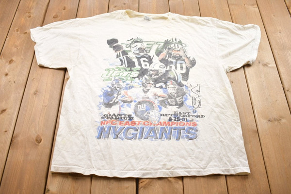 Vintage 2001 NY Giants NFC East Champions Graphic T-Shirt   NFL  2000s Streetwear  Sportswear  Football  Essentials - 1.jpg