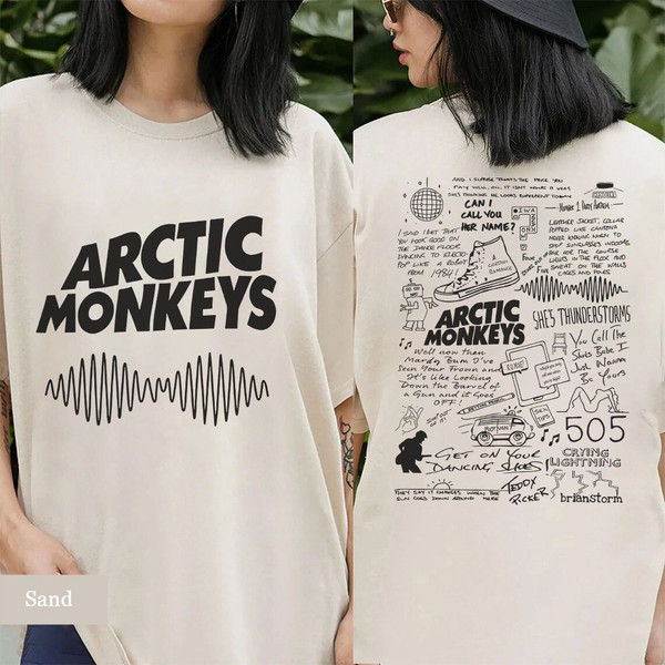 Comfort Colors® Arctic Monkeys Band T-shirt  Arctic Monkeys Lyric Shirt  Arctic Monkeys Merch  Arctic Monkeys Doodle  AM album t-shirt - 2.jpg