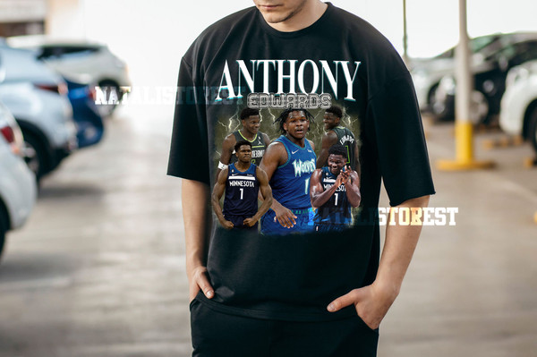 anthony edwards t shirt