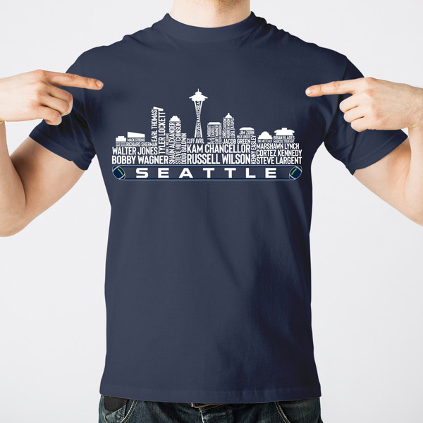 Seattle Football Team All Time Legends, Seattle City Skyline shirt - 3.jpg