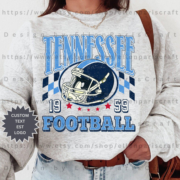 Vintage Tennessee Football Crewneck Sweatshirt, Tennessee Football Oversized Shirt, Tennessee Football ShirtSweatshirtHoodie - 1.jpg