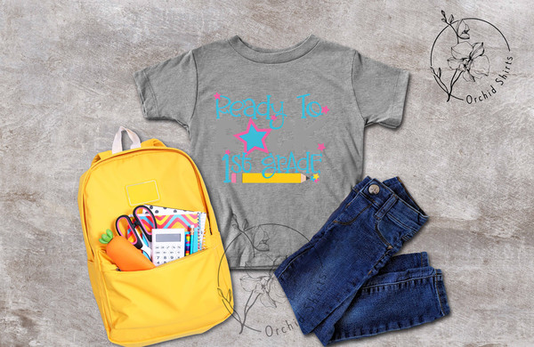 Ready to Rock 1st Grade,1st Grade Gift,Girl School Shirt,First Grade Crew,1st Day Of School,First Grade Outfit,Back To School,Cute Girl Tee - 7.jpg