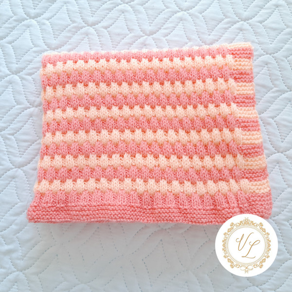 Blanket Knitting Pattern, Baby Blanket, Newborn Room Decor.jpg