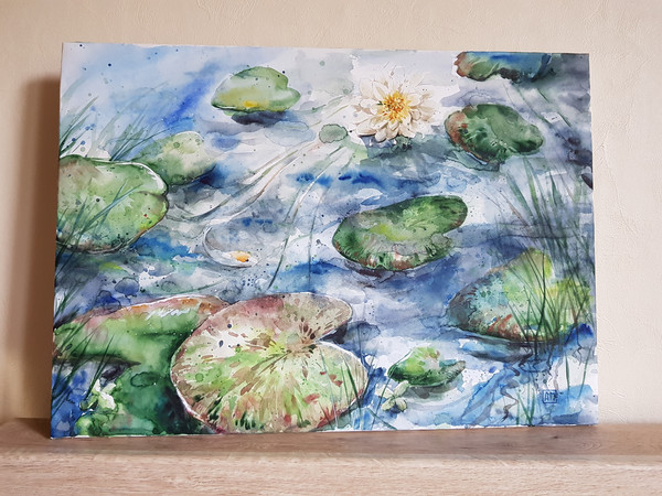 A pond with water lilies._Fragment.4.jpg