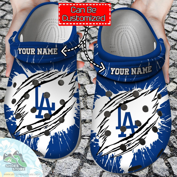 Baseball Crocs Official La Dodgers Clog Shoes Colorful For Unisex
