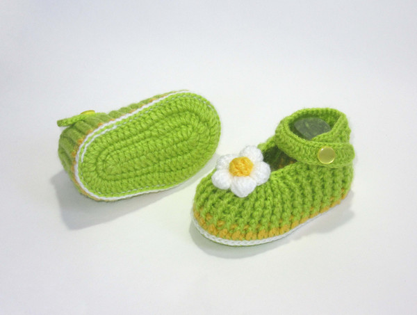 Green crochet baby booties, Handmade baby shoes, Toddler boots, Slippers, Soft baby footwear, Baby shower gift, Gender reveal party gift, Newborn gift idea 6.JP