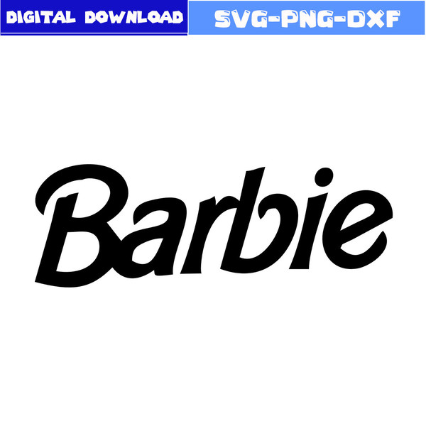 Black Barbie Logo Svg, Barbie Princess Svg, Princess Svg, Barbie Girl Svg,  Barbie Svg, Cartoon Svg, Girl Svg