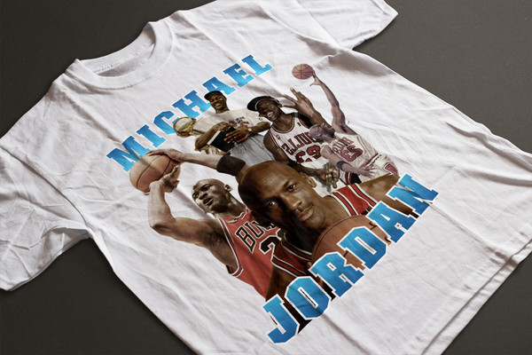 Michael Jordan Vintage Inspired 90's Rap Shirt