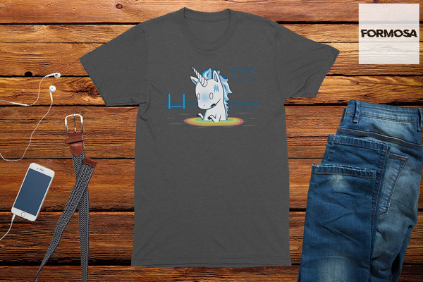 Unicorn T-Shirt Don't Pee In The Pool funny graphic printed t-shirt for men - 2.jpg